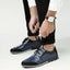 Men's shoes, men's trendy shoes, Korean version, trendy British, versatile, soft sole, non tied casual leather shoes - Korvel