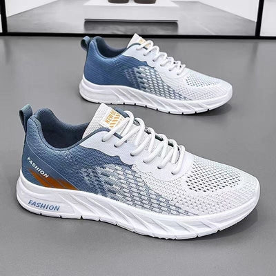 Men's shoes, new summer sports and leisure shoes, breathable and odor resistant mesh shoes, trendy and versatile running shoes - Korvel