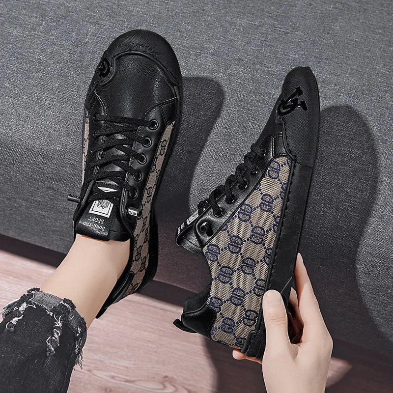 Men's shoes new summer trend casual board shoes versatile breathable thin youth white shoes, one foot canvas trendy shoes - Korvel