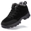 Men's snow boots with winter fleece insulation, outdoor boots, cotton shoes, lightweight boots - Korvel