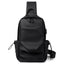 Men's sports chest bag shoulder bag simple men's crossbody bag fashionable small shoulder bag - Korvel