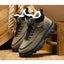 Bottes Martin hautes en suède d'hiver pour hommes