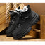 Bottes Martin hautes en suède d'hiver pour hommes
