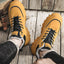 Bottes Martin hautes en suède d'hiver pour hommes