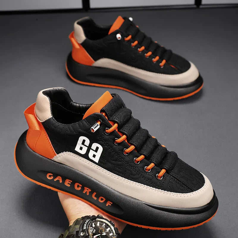 Men Sneakers Spring Breathable Comfort Casual Shoes Male Flat Shoe Fashion Luxury Brand No-slip Running Shoes Tennis Sports Shoe - Korvel