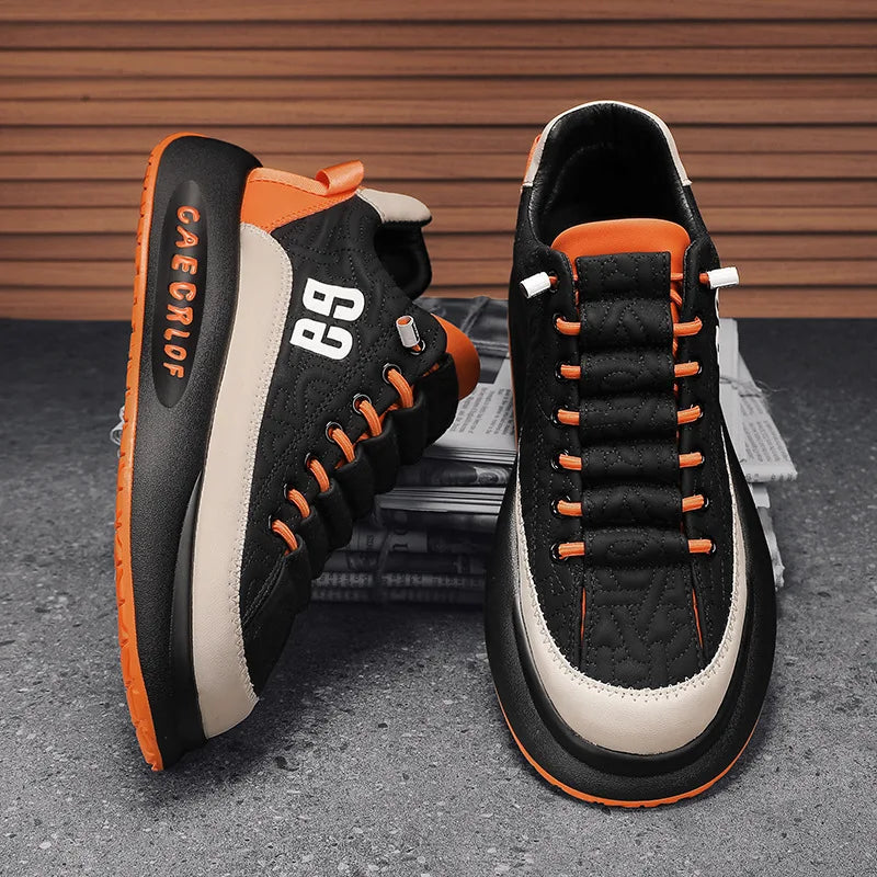 Men Sneakers Spring Breathable Comfort Casual Shoes Male Flat Shoe Fashion Luxury Brand No-slip Running Shoes Tennis Sports Shoe - Korvel