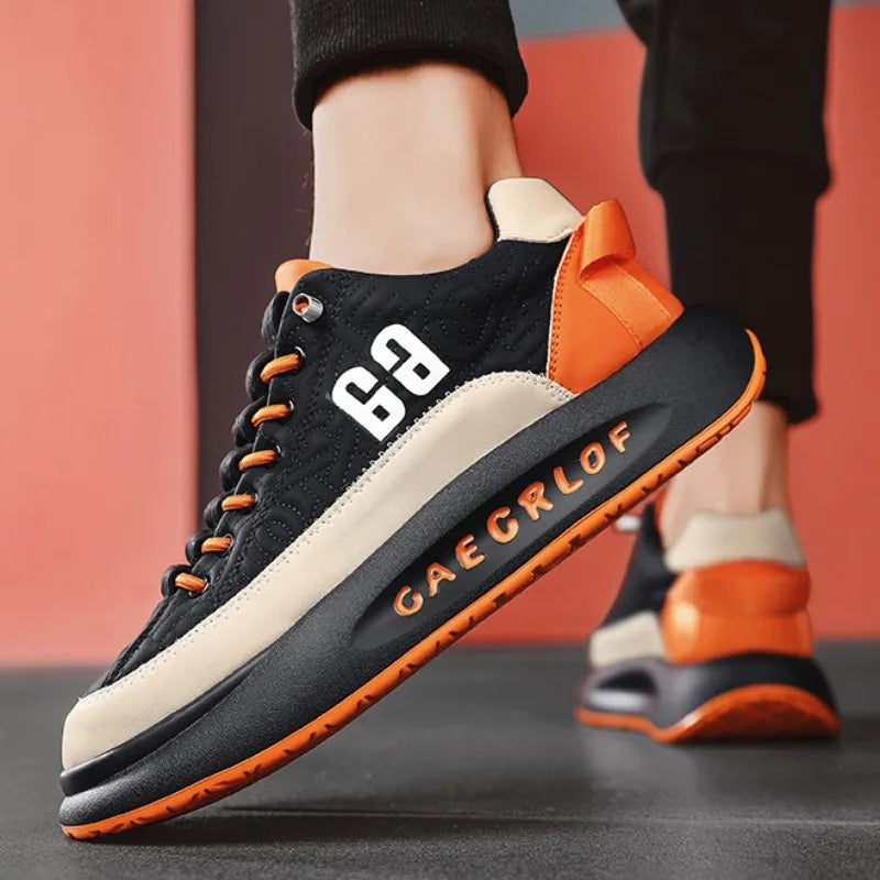 Men Sneakers Spring Breathable Comfort Casual Shoes Male Flat Shoe Fashion Luxury Brand No-slip Running Shoes Tennis Sports Shoe - Korvel