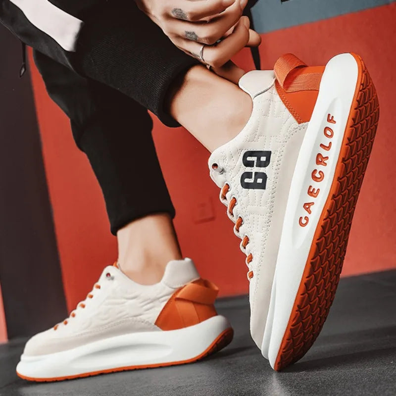 Men Sneakers Spring Breathable Comfort Casual Shoes Male Flat Shoe Fashion Luxury Brand No-slip Running Shoes Tennis Sports Shoe - Korvel