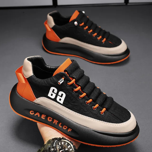 Men Sneakers Spring Breathable Comfort Casual Shoes Male Flat Shoe Fashion Luxury Brand No-slip Running Shoes Tennis Sports Shoe - Korvel