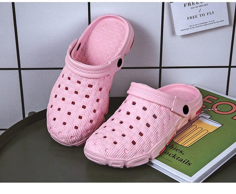 Zuecos de Jardín Livianos para Hombre - Sandalias Cómodas de Verano