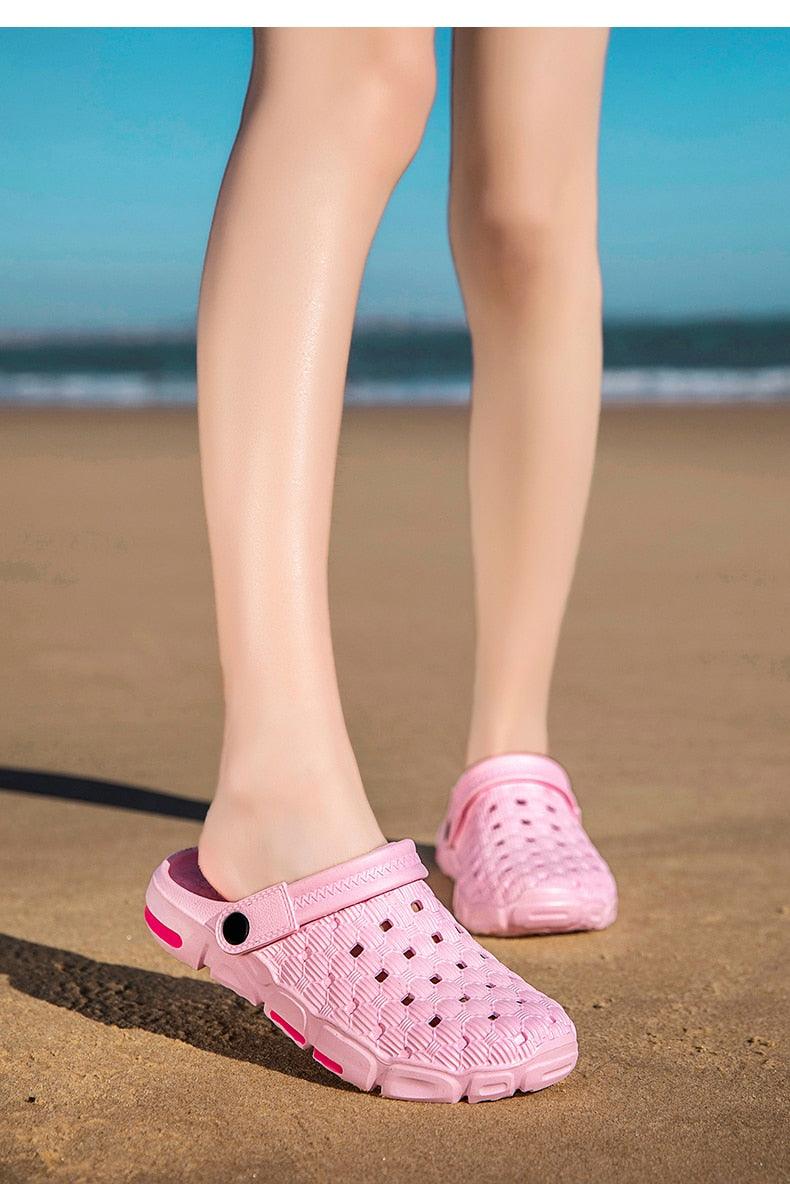 Zuecos de Jardín Livianos para Hombre - Sandalias Cómodas de Verano