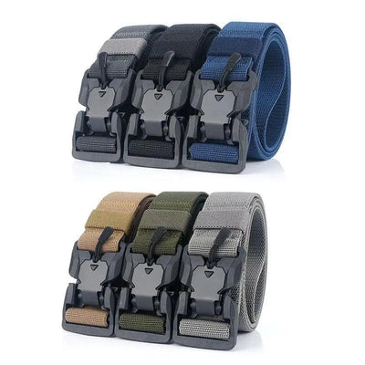 Ceinture tactique pour hommes à boucle magnétique à libération rapide