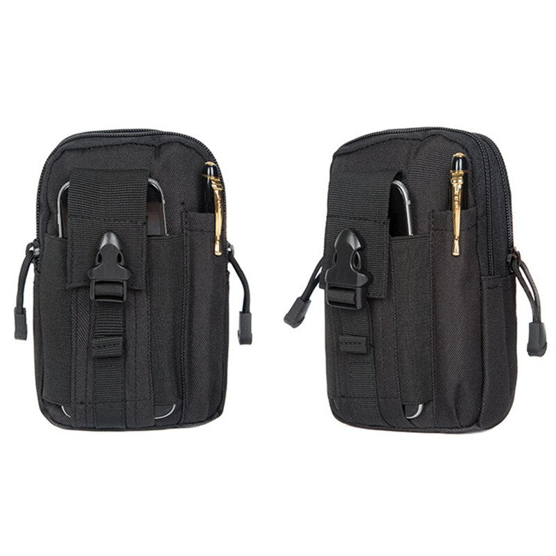Men Waist Pack Bum Bag Pouch Waterproof Military Belt Waist Packs Molle Nylon Mobile Phone Wallet Travel Bag - Korvel