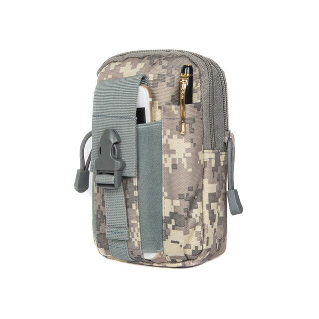 Men Waist Pack Bum Bag Pouch Waterproof Military Belt Waist Packs Molle Nylon Mobile Phone Wallet Travel Bag - Korvel