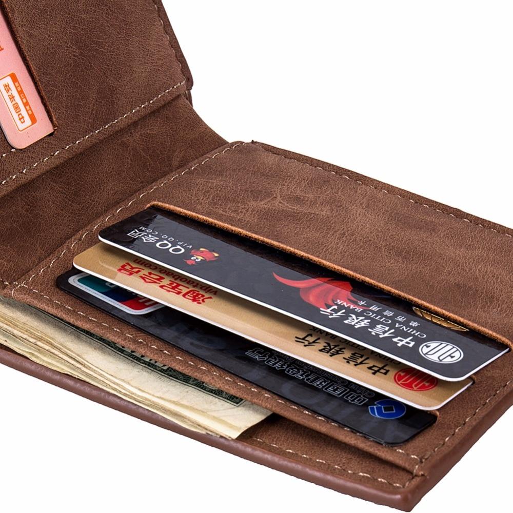 Men Wallets Mens Wallet with Coin Bag Zipper Small Money Purses New Design Dollar Slim Purse Money Clip Wallet - Korvel