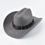Chapeau de cowboy western unisexe premium - Bord en cuir vintage