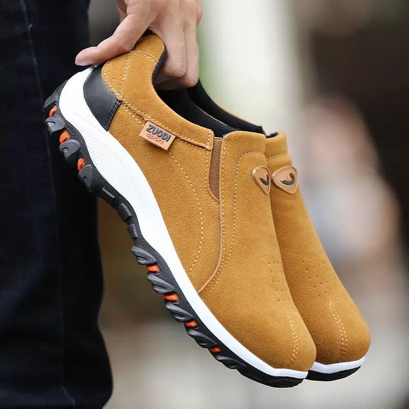 Men's Lightweight Slip-On Casual Sneakers for Outdoor Activities - Korvel