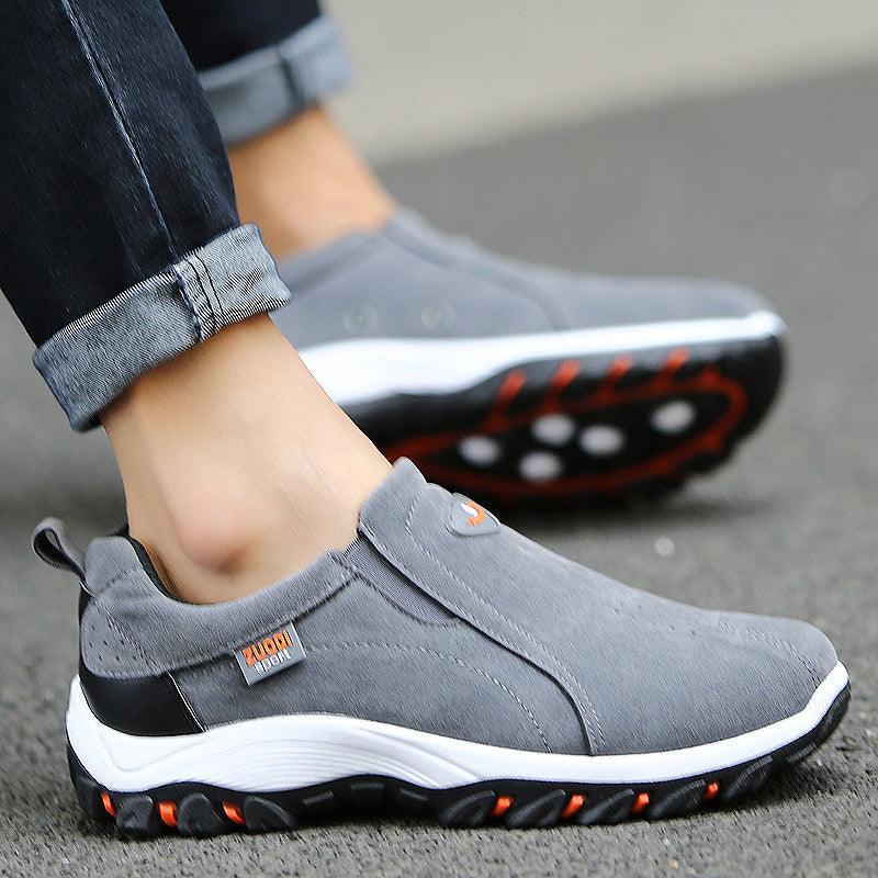 Men's Lightweight Slip-On Casual Sneakers for Outdoor Activities - Korvel