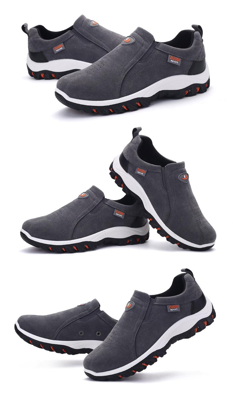 Men's Lightweight Slip-On Casual Sneakers for Outdoor Activities - Korvel