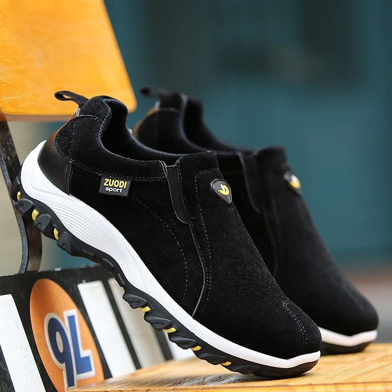 Men's Lightweight Slip-On Casual Sneakers for Outdoor Activities - Korvel