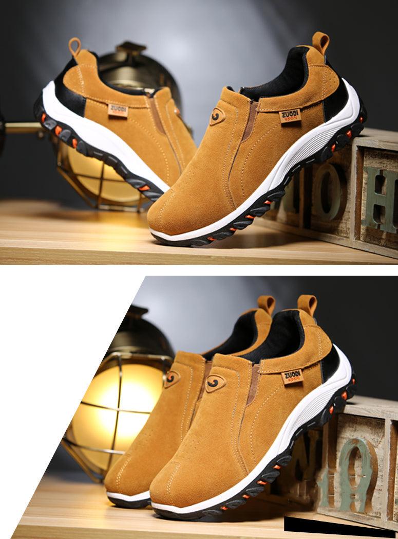 Men's Lightweight Slip-On Casual Sneakers for Outdoor Activities - Korvel
