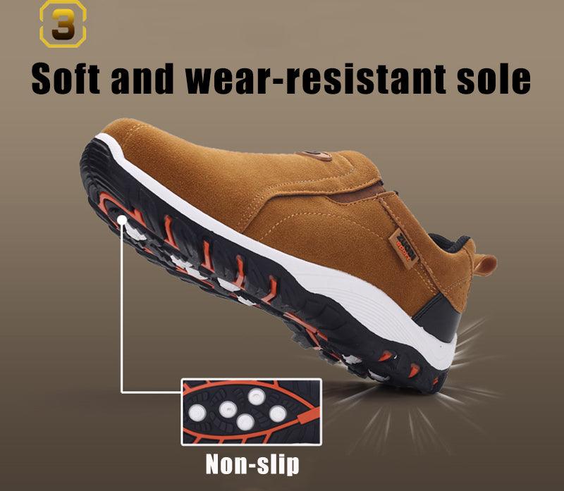 Men's Lightweight Slip-On Casual Sneakers for Outdoor Activities - Korvel