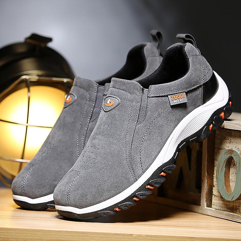Men's Lightweight Slip-On Casual Sneakers for Outdoor Activities - Korvel