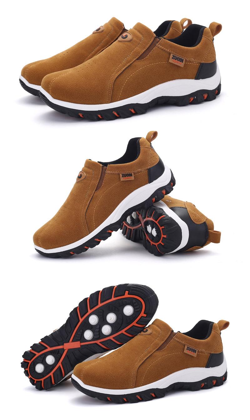 Men's Lightweight Slip-On Casual Sneakers for Outdoor Activities - Korvel