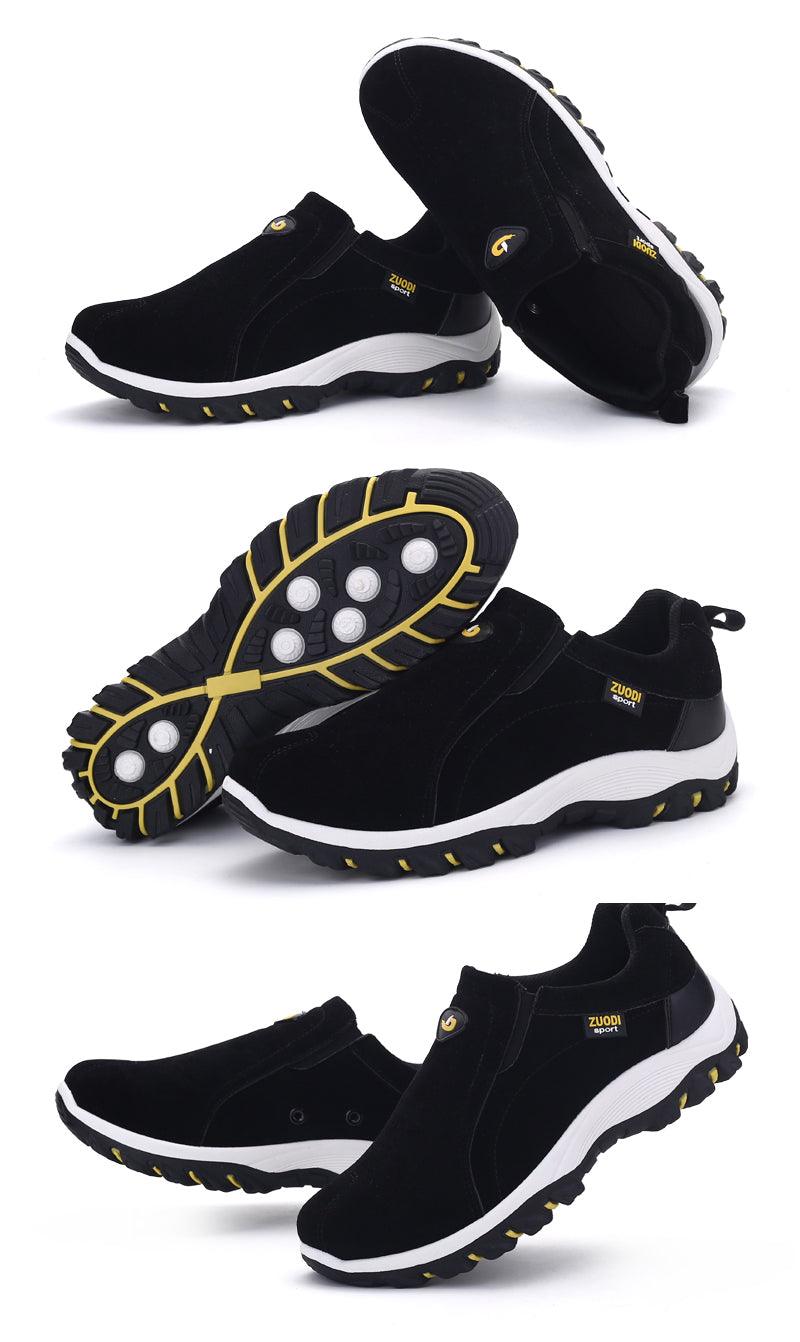 Men's Lightweight Slip-On Casual Sneakers for Outdoor Activities - Korvel
