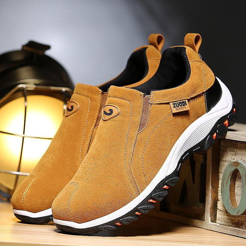 Men's Lightweight Slip-On Casual Sneakers for Outdoor Activities - Korvel