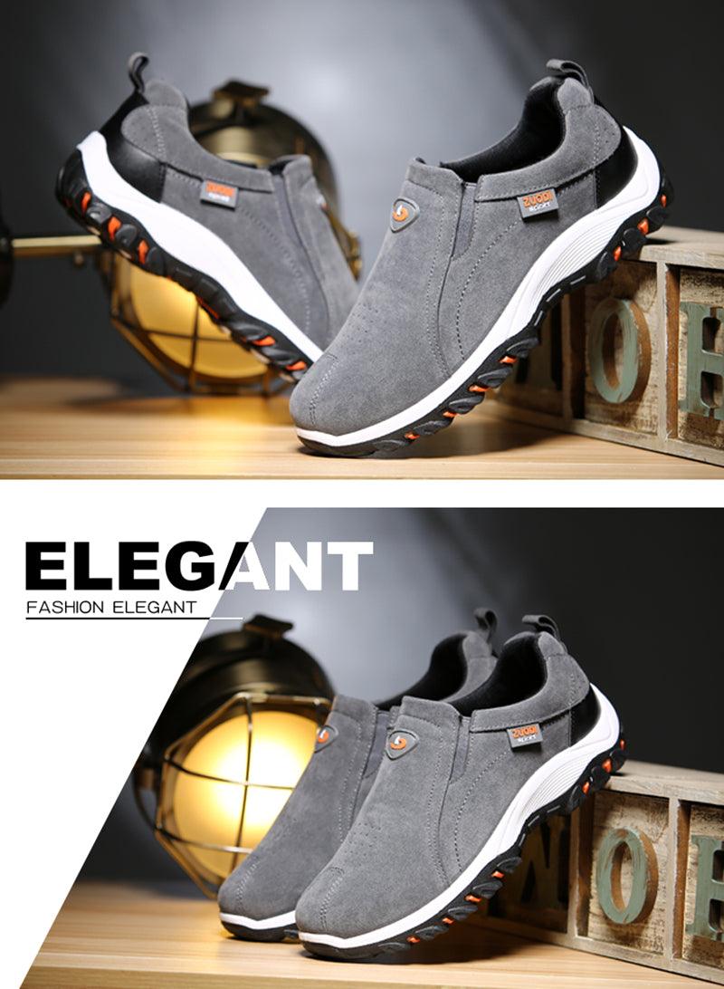 Men's Lightweight Slip-On Casual Sneakers for Outdoor Activities - Korvel