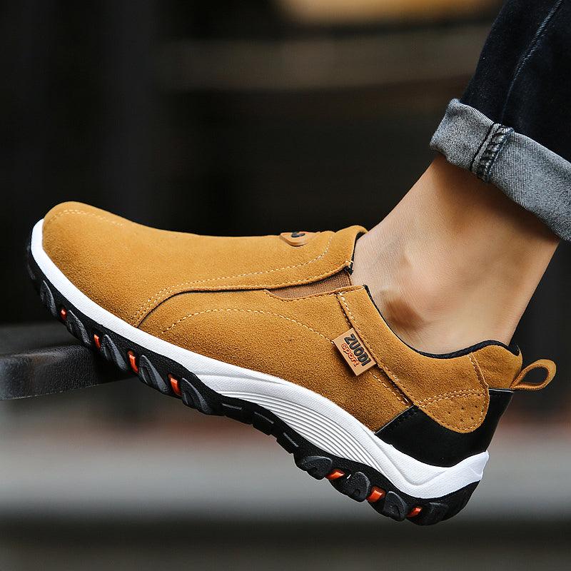Men's Lightweight Slip-On Casual Sneakers for Outdoor Activities - Korvel