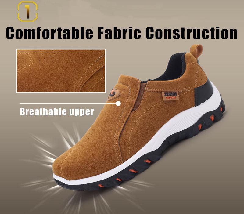 Men's Lightweight Slip-On Casual Sneakers for Outdoor Activities - Korvel