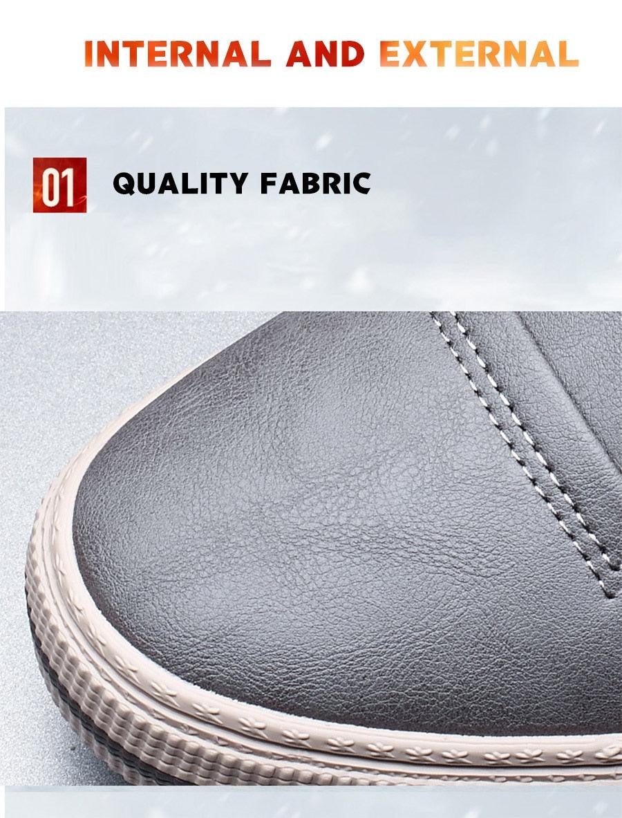 Men's Casual Winter Ankle Boots - Stylish & Warm Footwear