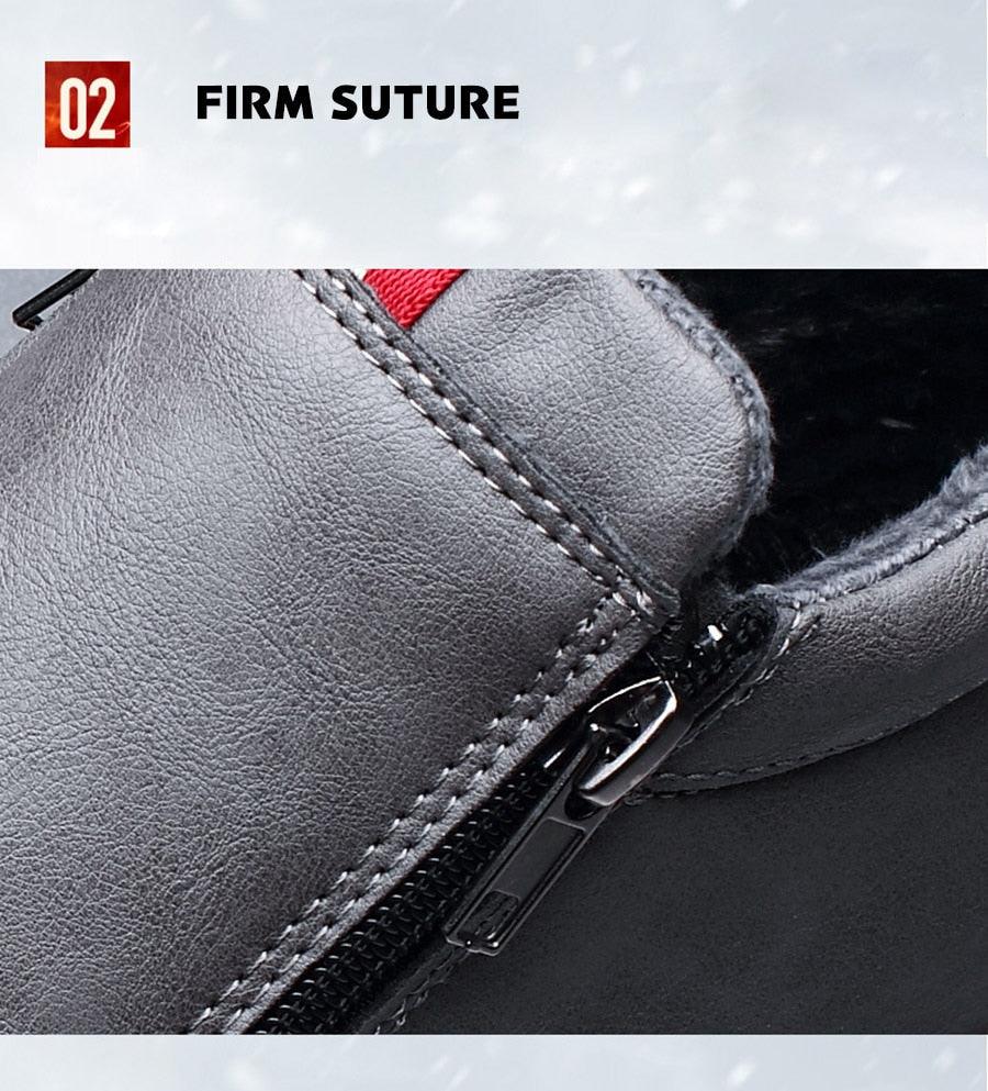 Men's Casual Winter Ankle Boots - Stylish & Warm Footwear