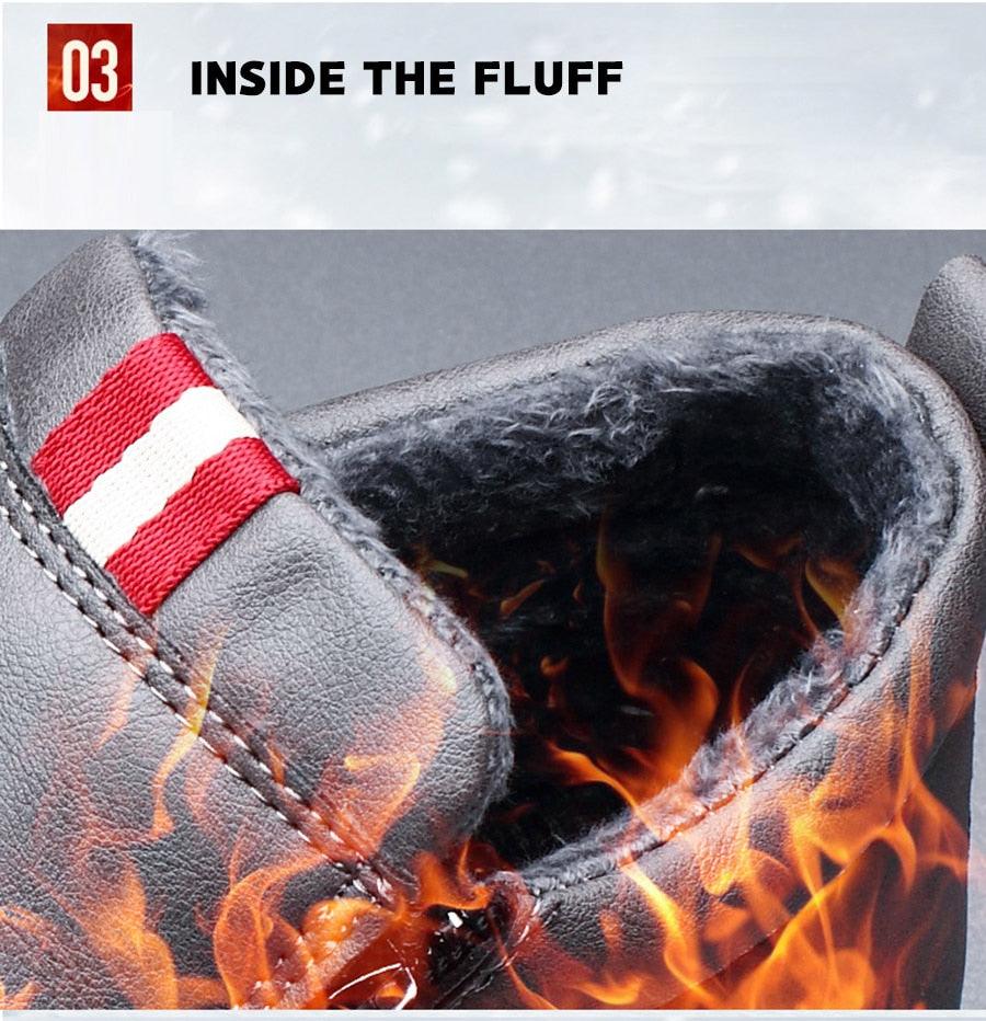 Men's Casual Winter Ankle Boots - Stylish & Warm Footwear