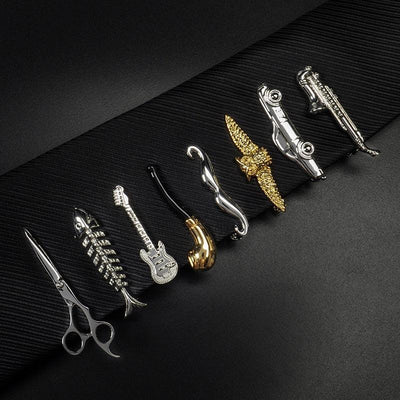 Men's Copper Tie Clip - Classic Necktie Accessory