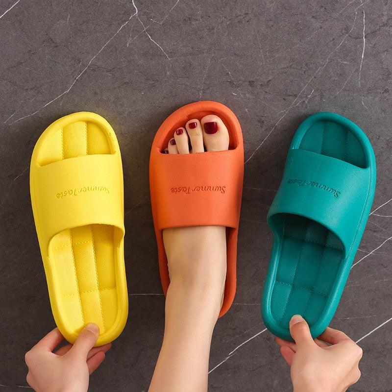 Unisex Non-Slip Summer Flip Flops for All Ages - Comfortable Shower Sandals - Korvel