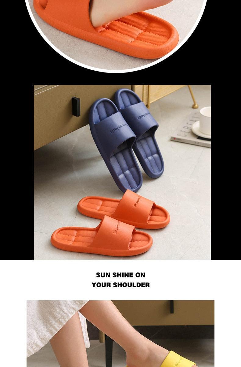 Unisex Non-Slip Summer Flip Flops for All Ages - Comfortable Shower Sandals - Korvel