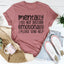 T-shirt Ne Pas Déranger Émotionnellement