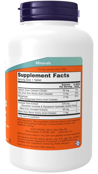Revitalizing Silica Complex with Horsetail Extract - NOW - Korvel