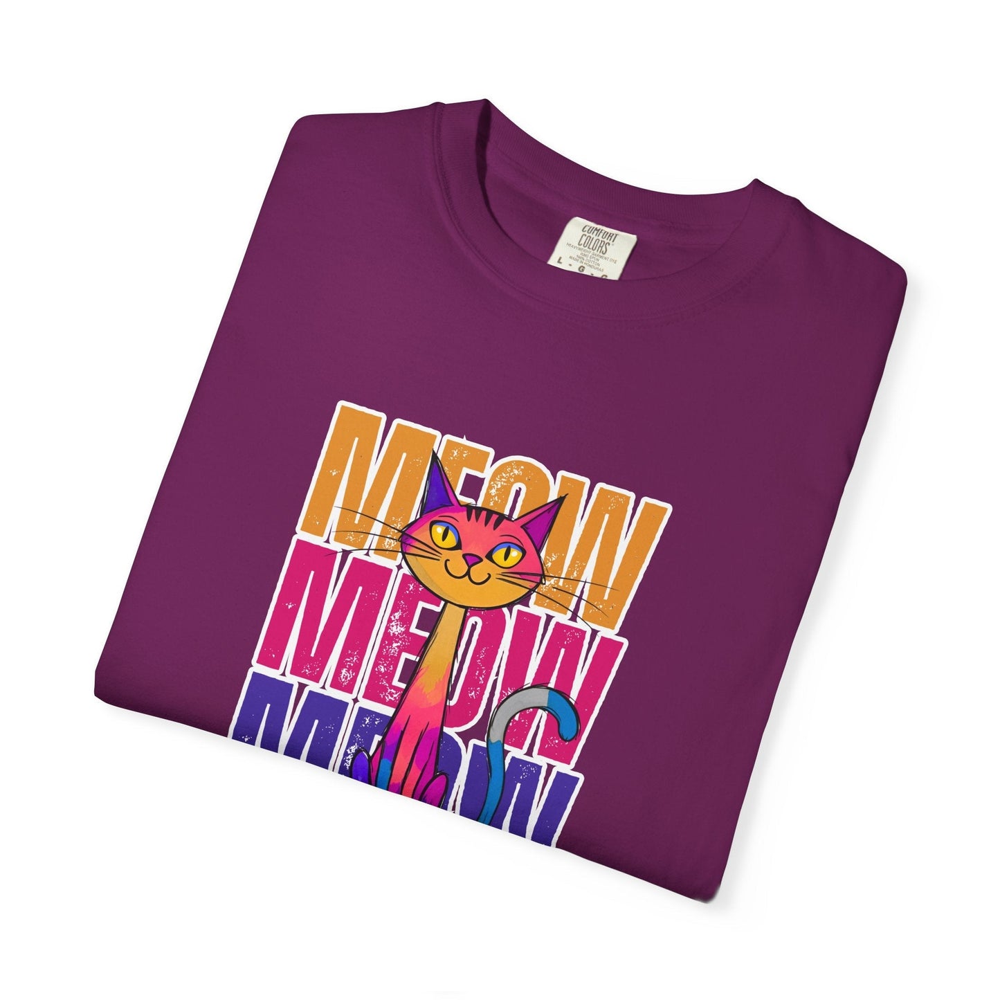Camiseta Unisex Meow Vibes | Camiseta Divertida de Gato