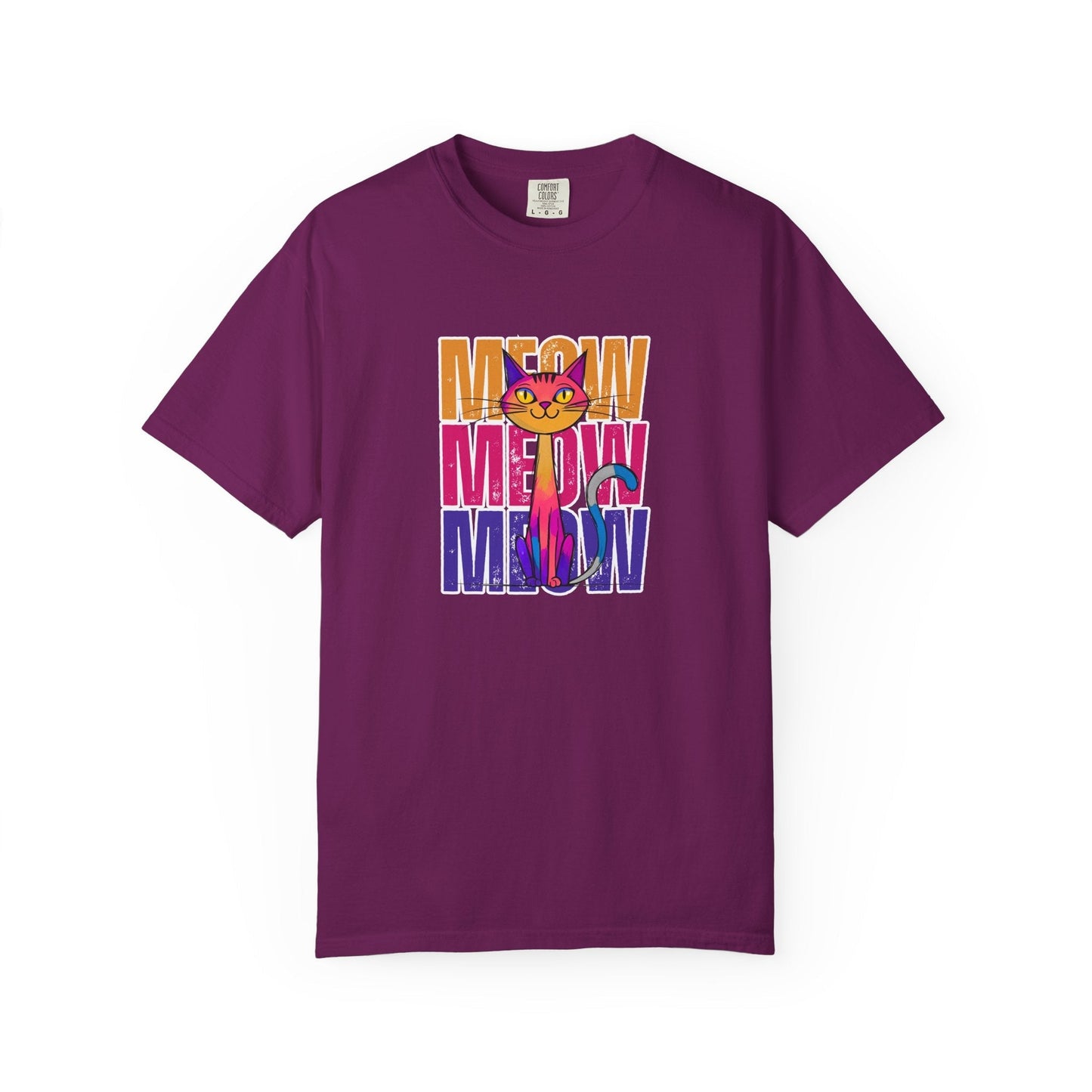 Camiseta Unisex Meow Vibes | Camiseta Divertida de Gato