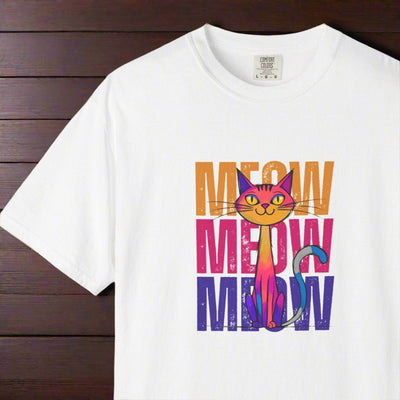 Camiseta Unisex Meow Vibes | Camiseta Divertida de Gato