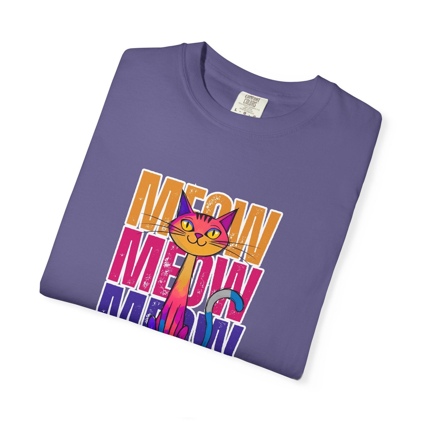 Camiseta Unisex Meow Vibes | Camiseta Divertida de Gato