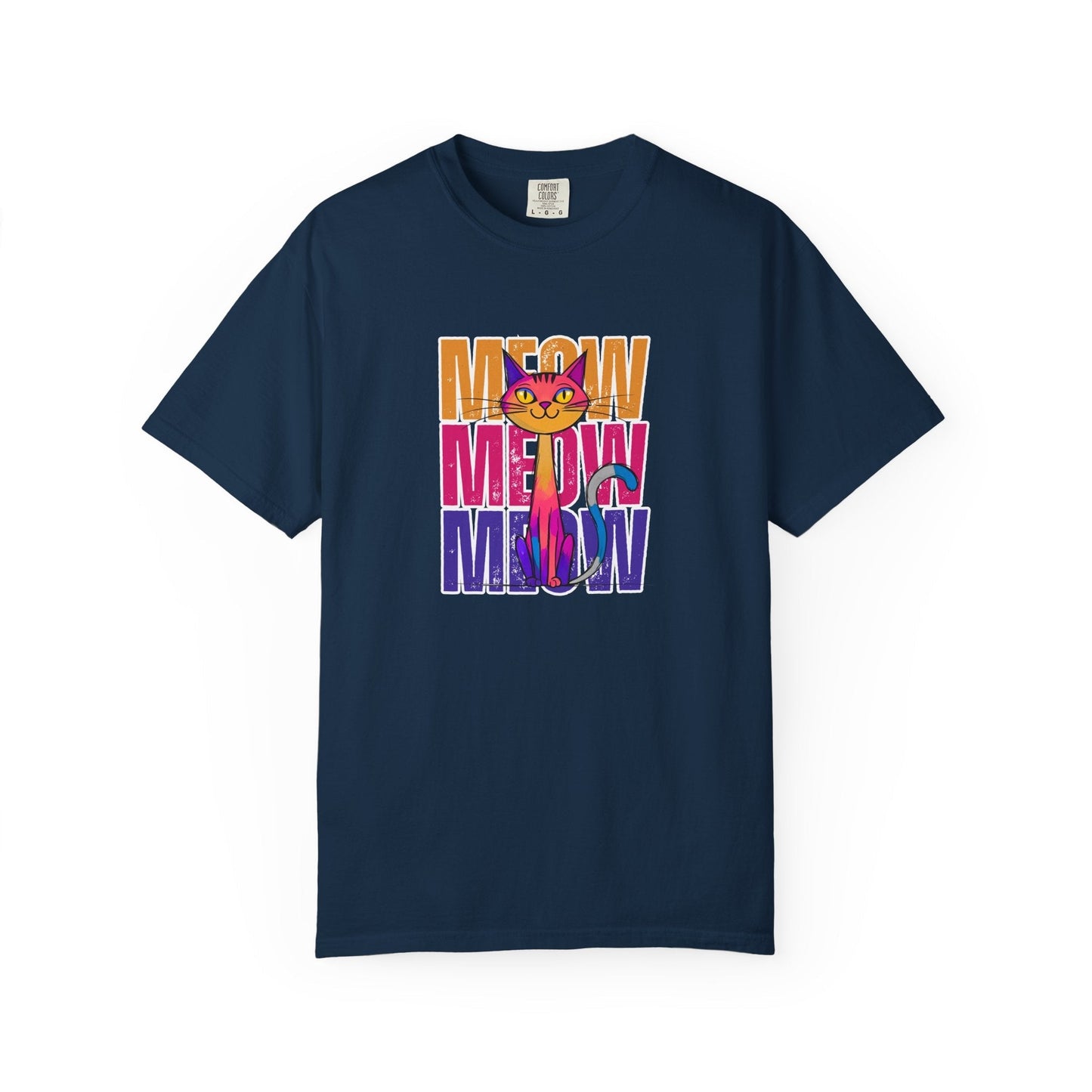 Camiseta Unisex Meow Vibes | Camiseta Divertida de Gato