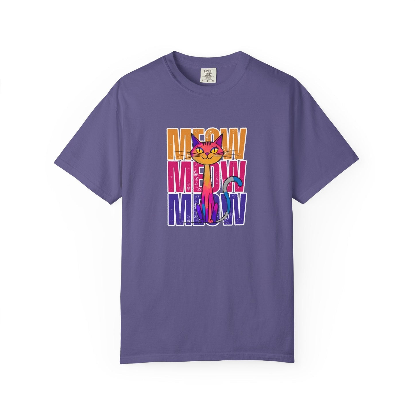 Camiseta Unisex Meow Vibes | Camiseta Divertida de Gato