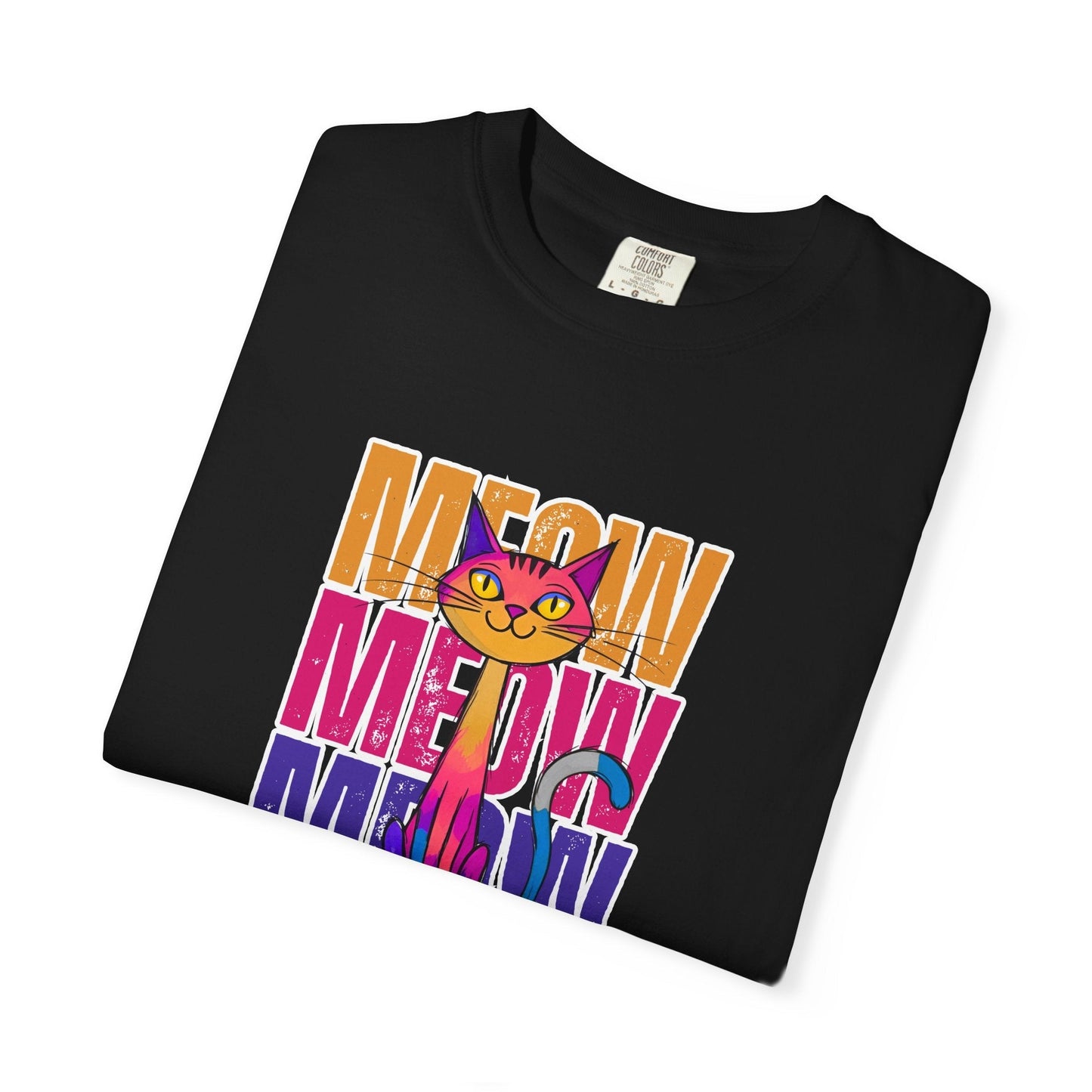 Camiseta Unisex Meow Vibes | Camiseta Divertida de Gato