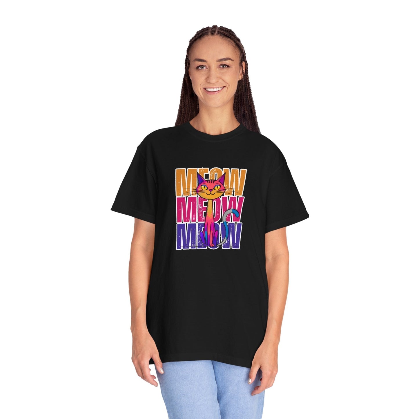 Camiseta Unisex Meow Vibes | Camiseta Divertida de Gato