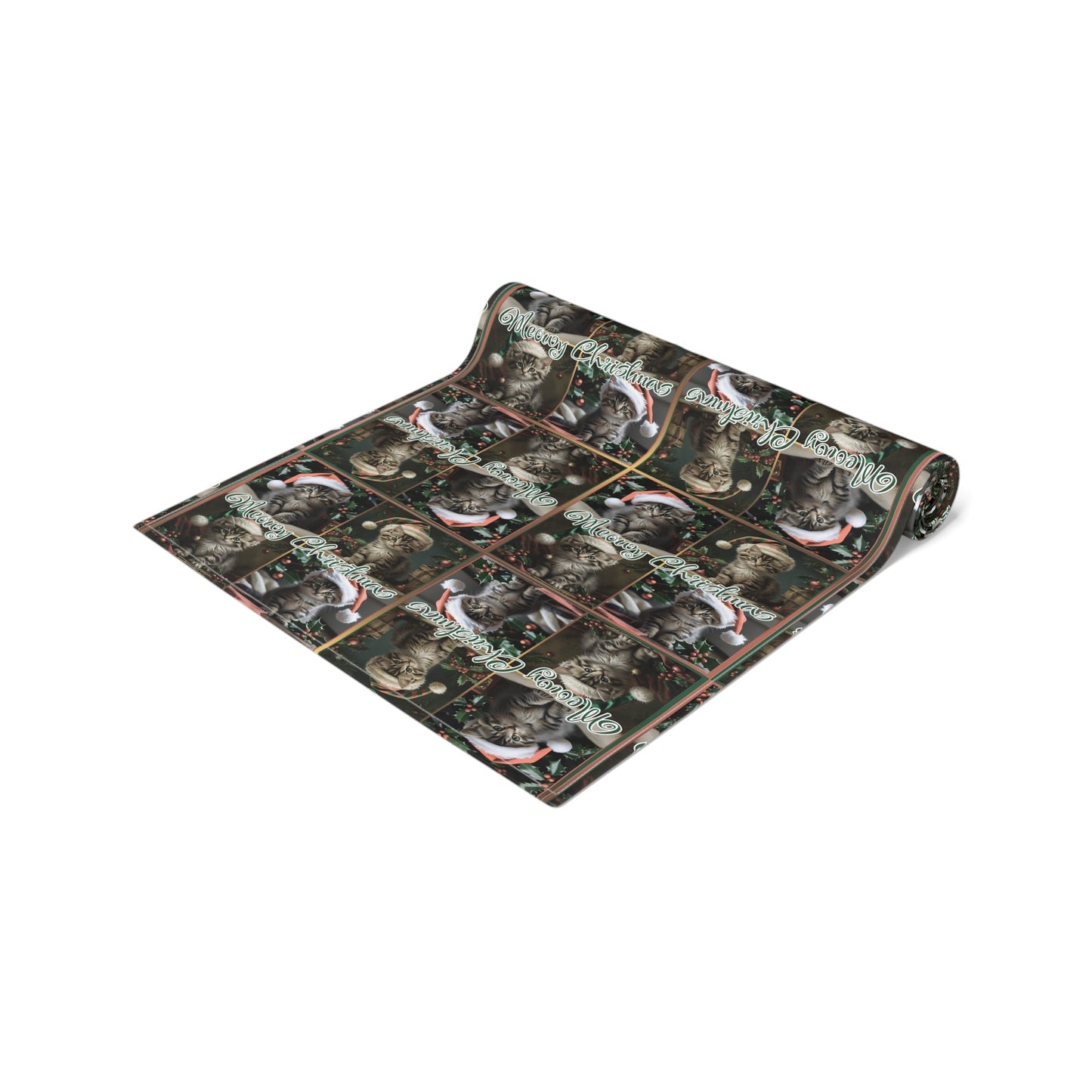 Nappe de table festive Meowy Christmas